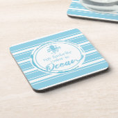 Dessous-de-verre Poulpe Bleu Côtier (Côté gauche)