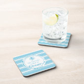 Dessous-de-verre Poulpe Bleu Côtier (Côté Droit)