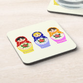 Dessous-de-verre Poupées russes d'emboîtement de matryoshka (Côté gauche)