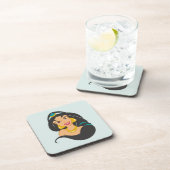 Dessous de verre pour boisson au jasmin (Côté Droit)