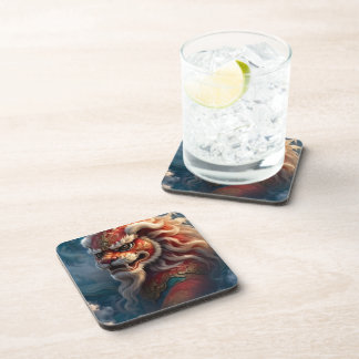 Dessous de verre pour boisson au Lion Chinois