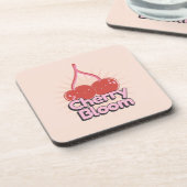 Dessous de verre pour boisson Cherry Bloom (Côté gauche)