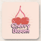 Dessous de verre pour boisson Cherry Bloom (Devant)