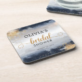 Dessous de verre pour boisson de mariage naval et  (Côté gauche)