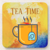 Dessous de verre pour boisson du temps du thé (Devant)