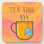Dessous de verre pour boisson du temps du thé (Devant)