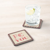 Dessous de verre pour boisson FCC YOU (Côté Droit)