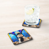 Dessous de verre pour boisson festive de vacances (Côté Droit)