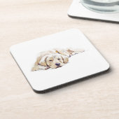 Dessous de verre pour chien Retriever doré - Cadea (Côté gauche)