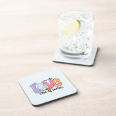 Dessous-de-verre Pour l'Amour de Pâques - Mignons lapins et oeufs (Côté Droit)