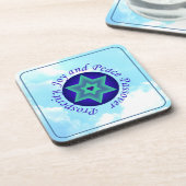 dessous de verre pour vœux de Pâque (Côté gauche)