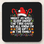 Dessous-de-verre Pourrait Aussi Dormir Sous Le Cadeau De Noël Arbre<br><div class="desc">Pourrait Aussi Dormir Sous Le Cadeau De Noël Arbre</div>