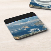 Dessous-de-verre Poussière Sur La Mer Méditerranée Et L'Île Chypre (Côté gauche)