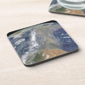 Dessous-de-verre Poussière vers l'Amérique du Sud (Côté gauche)