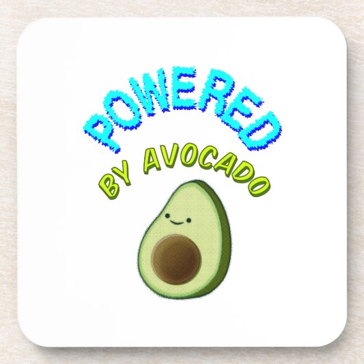 Dessous-de-verre Powered by Avocado (Devant)