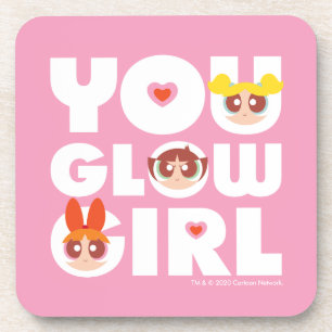 Dessous-de-verre Powerpuff Girls : You Glow Girl