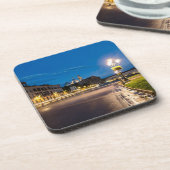 Dessous-de-verre Prato della Valle la nuit à Padova, Italie (Côté gauche)