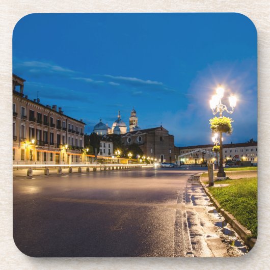 Dessous-de-verre Prato della Valle la nuit à Padova, Italie (Devant)