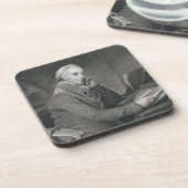 Dessous-de-verre Précipitation de Benjamin, gravée par Richard W. (Côté gauche)
