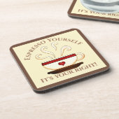 Dessous-de-verre Premier Amendement : Espresso Yourself (Côté gauche)