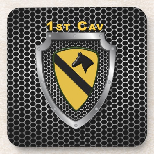 Dessous-de-verre Première équipe de la 1re division de cavalerie (Devant)