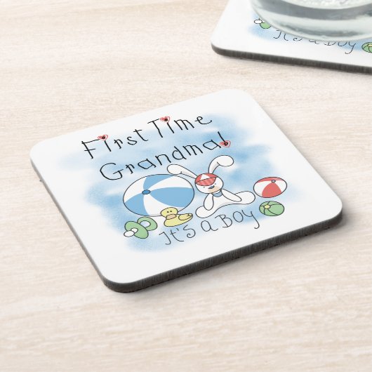Dessous-de-verre Première Grand-mère des cadeaux de garçon (Côté gauche)