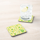 Dessous-de-verre Préparation Fleur de Daisy - Monogramme Jaune et C (Côté Droit)