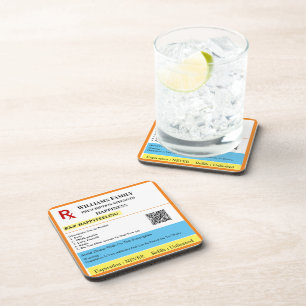 Dessous-de-verre Prescription conçue