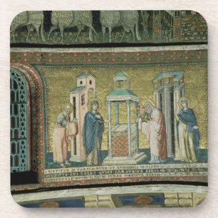Dessous-de-verre Présentation dans le temple, détail de l'histoir