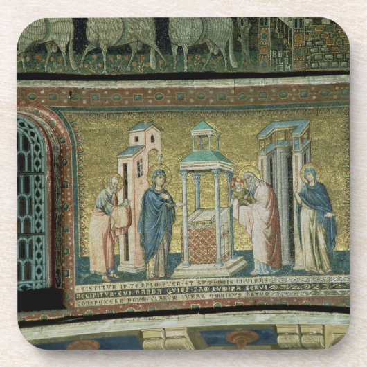 Dessous-de-verre Présentation dans le temple, détail de l'histoire (Devant)