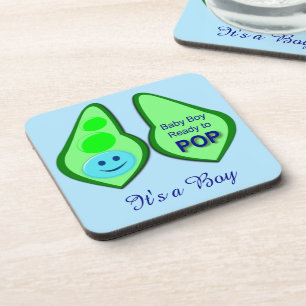 Dessous-de-verre Prêt à pop Baby B Genre Reveal Beverage Coaster