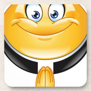 Dessous-de-verre prêtre émoji