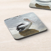 Dessous-de-verre Pretty Pelican Coaster Set (Côté gauche)