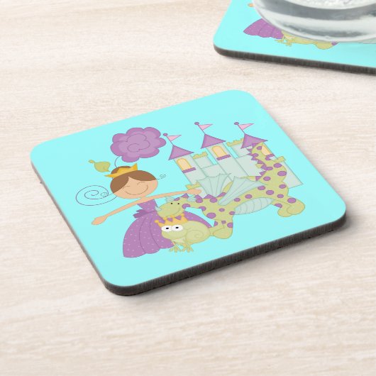 Dessous-de-verre Princesse de brune (Côté gauche)