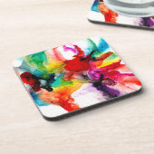 Dessous-de-verre Prisme de bijoux - Aquarelle (Côté gauche)