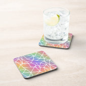 Dessous-de-verre prisme synapse net - toile arc-en-ciel : (Côté Droit)