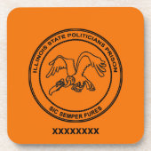 Dessous-de-verre Prison des politiciens de l'Illinois (Devant)