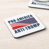 Dessous-de-verre Pro-America Anti-Trump (Côté gauche)