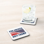 Dessous-de-verre Pro-America Anti-Trump (Côté Droit)