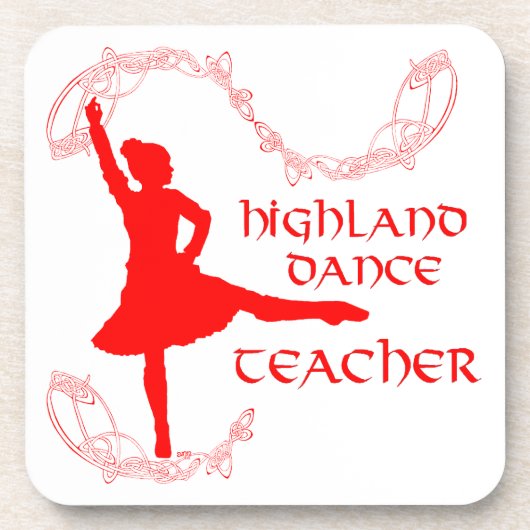 Dessous-de-verre Professeur de danse highland écossaise (Devant)