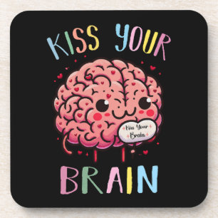 Dessous-de-verre Professeur Kiss Your Brain