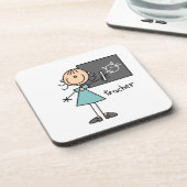 Dessous-de-verre Professeur Stick Figure (Côté gauche)