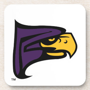 Dessous-de-verre Profil de la mascotte Hawk du Hunter College