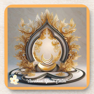 Dessous-de-verre "Profondeurs paisibles et âmes"