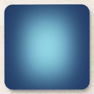 Dessous-de-verre Projecteur blanc sur fond bleu