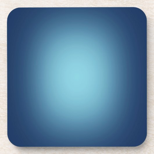 Dessous-de-verre Projecteur blanc sur fond bleu (Devant)