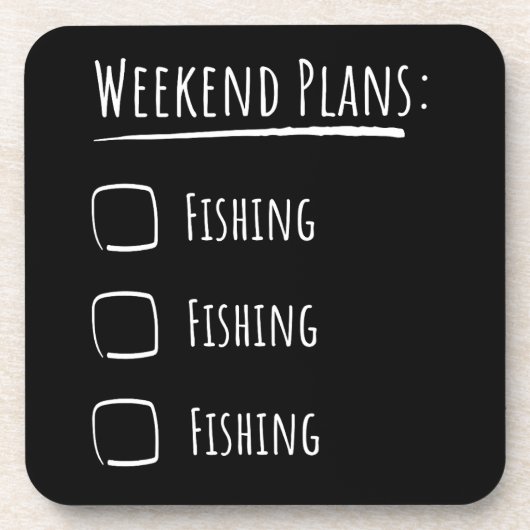 Dessous-de-verre Projets de week-end Pêche (Devant)