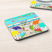 Dessous de verre Promenade de Sea Isle City (Côté gauche)