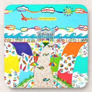 Dessous de verre Promenade de Sea Isle City