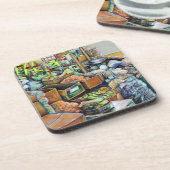 Dessous-de-verre Promesses charmantes du centre Tekka, Singapour (Côté gauche)